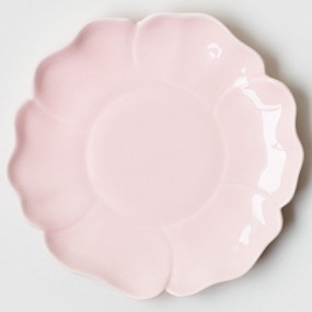 Prato Peónia Rosa 27cm